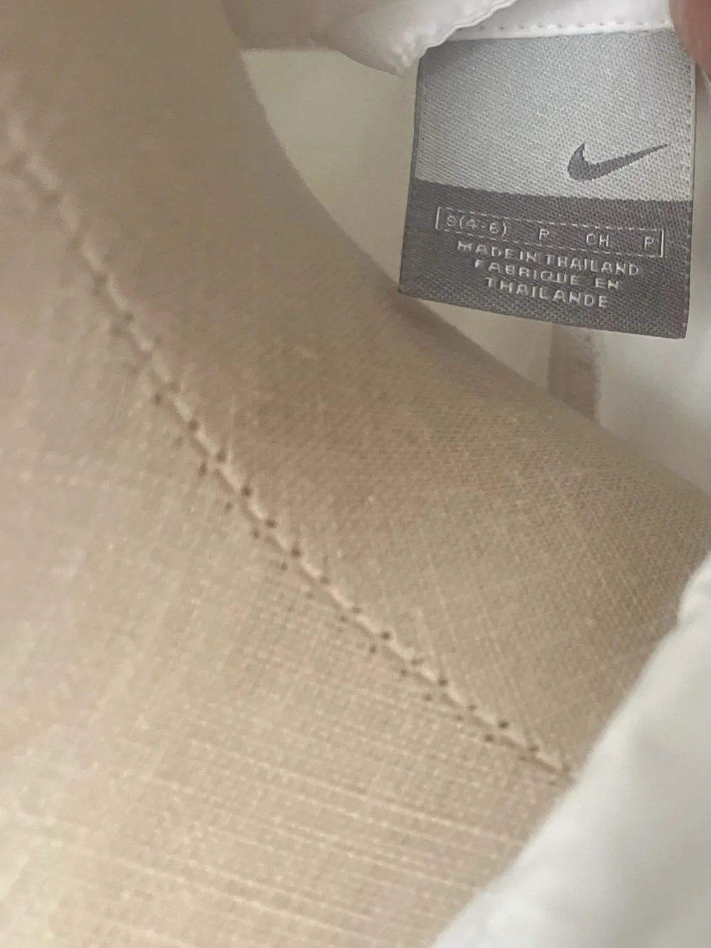 Nike White Jacket with Black Trim